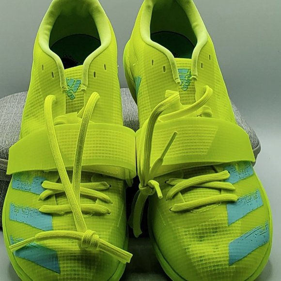 Adidas Adizero Triple Jump Track & Field Shoes Men's Size 11.5 FW2242 Yellow - Picture 6 of 9